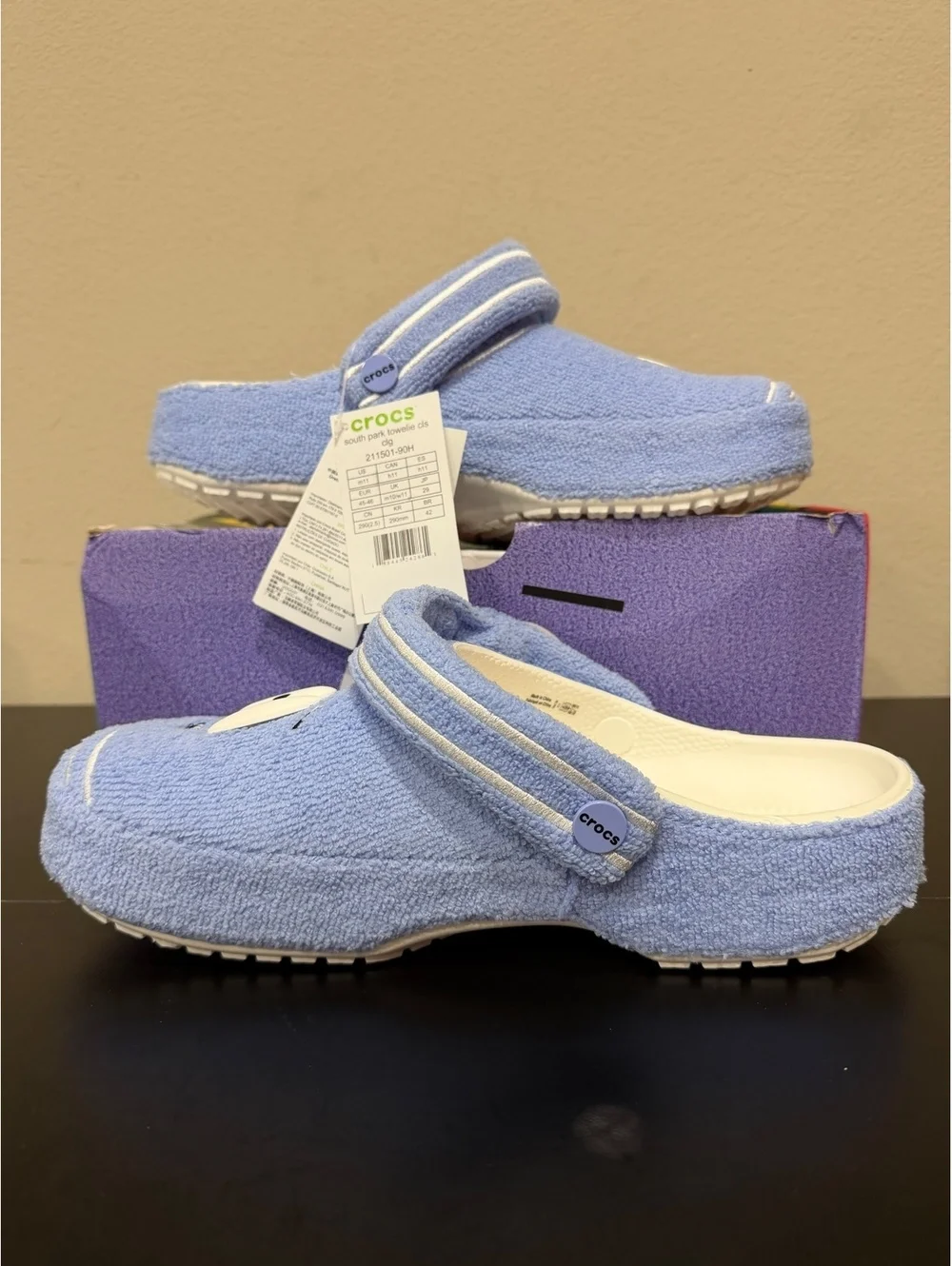 Size 10 - South Park x Crocs Classic Clogs “Towelie”